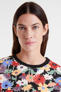 SUDADERA FLORAL MAXI