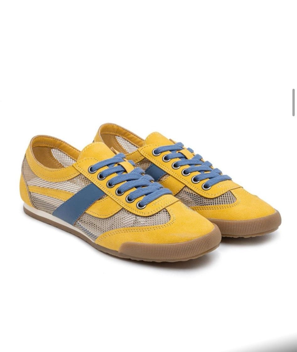 TENIS REJILLA AMARILLO