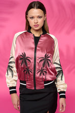 Cargar imagen en la galeria Chaqueta Bomber Roller palmeras
