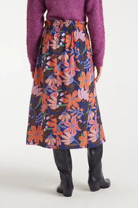 FALDA MIDI FLORES OTOÑO
