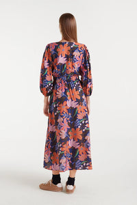 VESTIDO LARGO FLORES DE OTOÑO