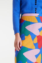 Cargar imagen en la galeria FALDA MIDI CORAZONES DE COLORES
