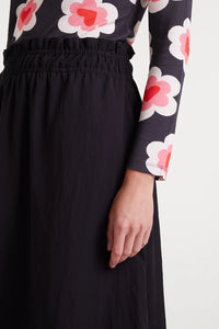 FALDA MIDI NEGRA
