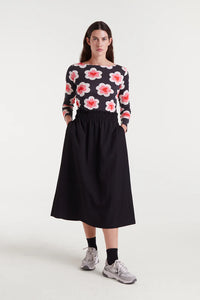 FALDA MIDI NEGRA