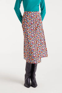 FALDA MIDI FLORES MINI