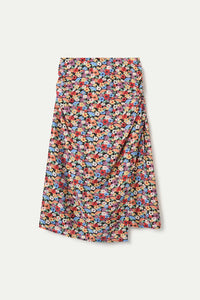 FALDA MIDI FLORES MINI