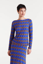 Cargar imagen en la galeria TOP GEOMÉTRICO AZUL
