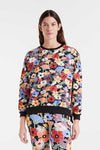 SUDADERA FLORAL MAXI