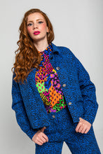 Cargar imagen en la galeria CHAQUETA ANIMAL BLUE
