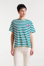 Cargar imagen en la galeria CAMISETA RAYAS ESTRELLA BORDADA
