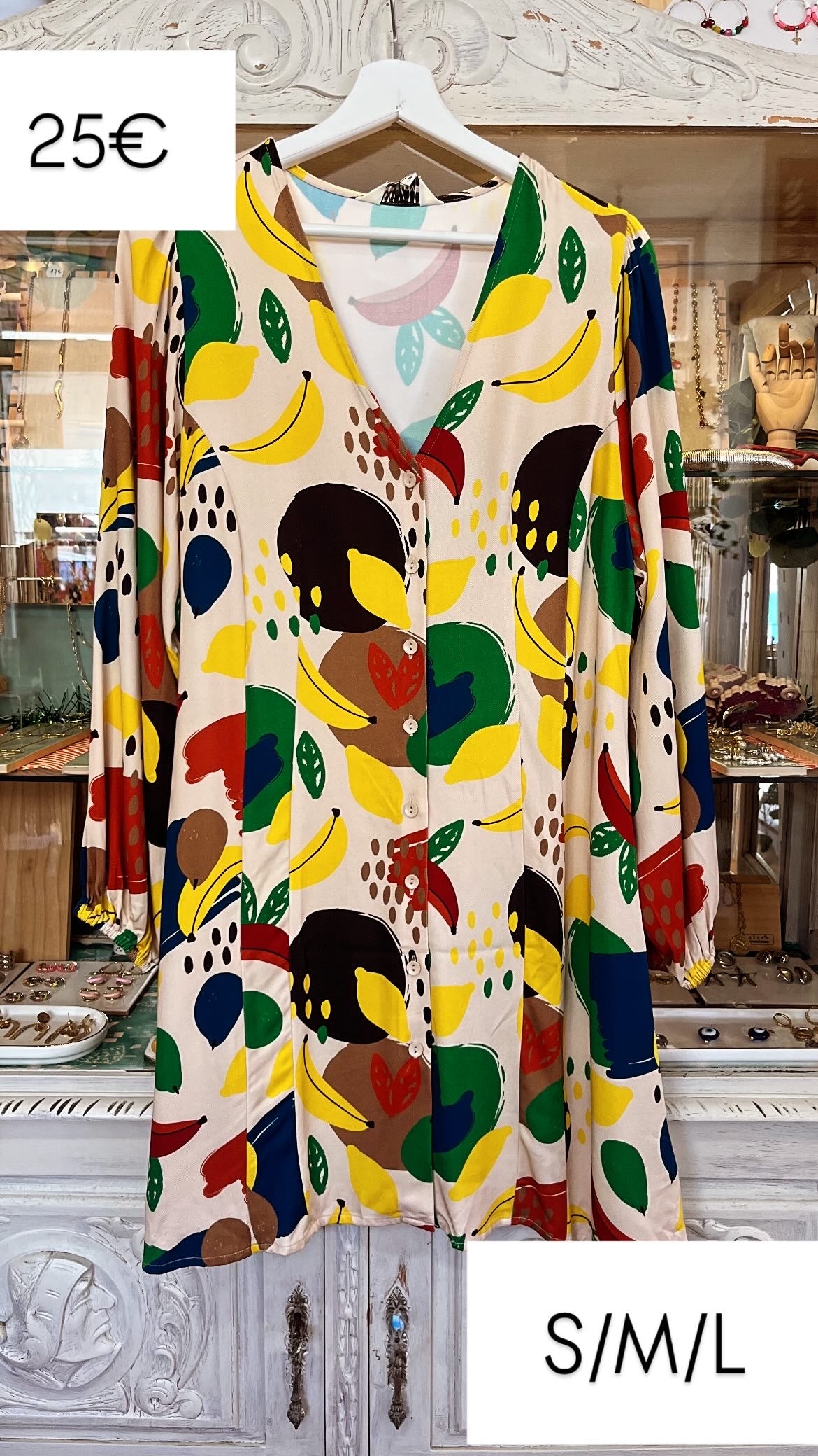 Vestido camisero corto Rebaja
