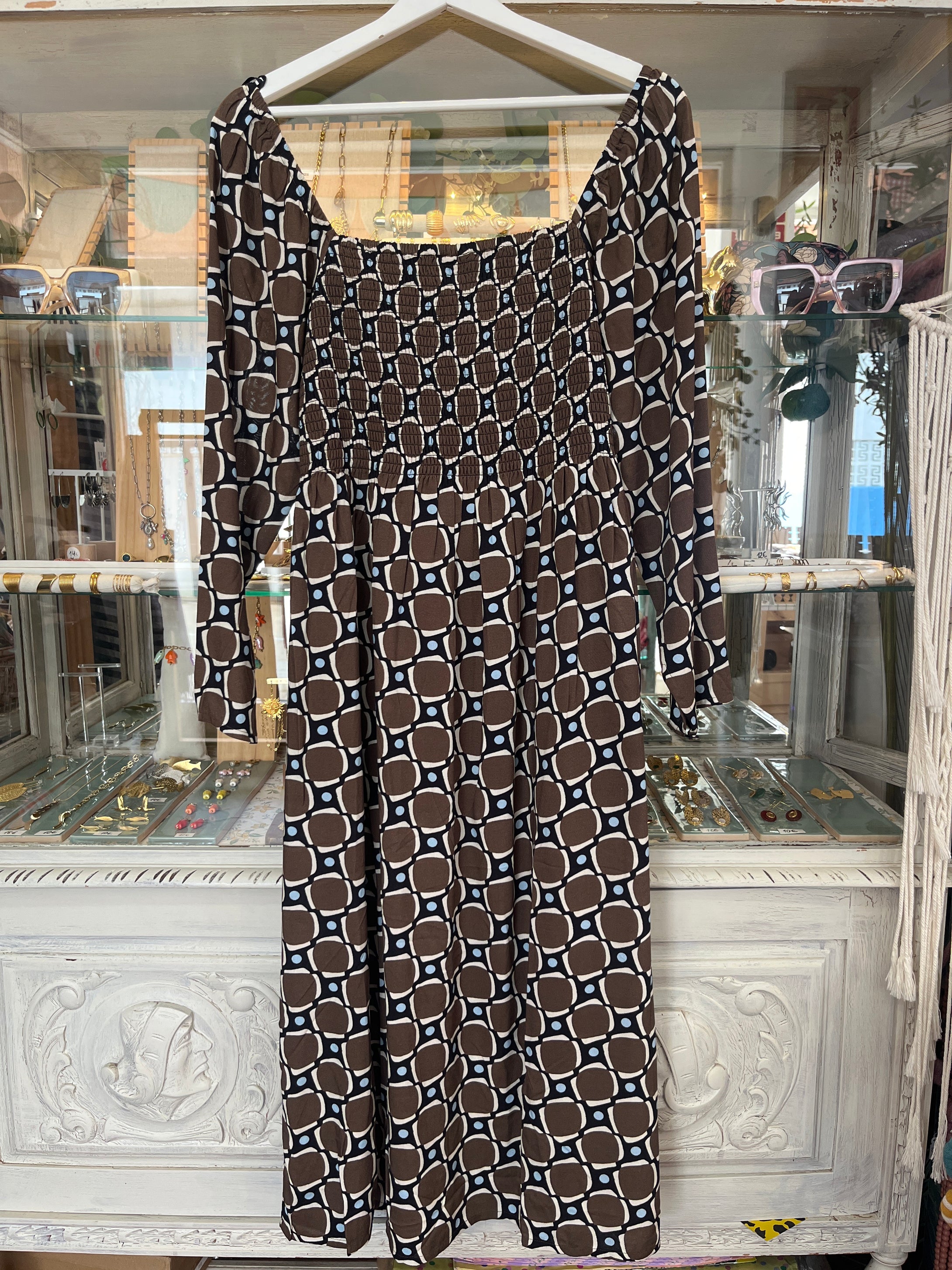 Vestido acordeón Geométrico REBAJA