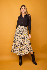 FALDA midi Selva