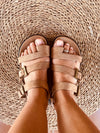 SANDALIA TIRAS CAMEL