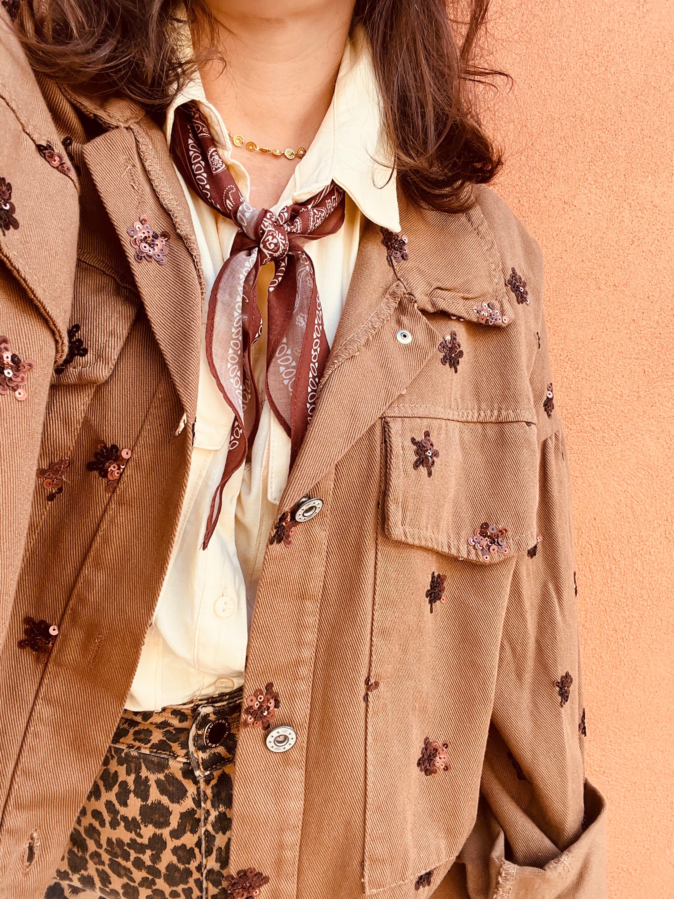 CHAQUETA VAQUERA BRILLOS