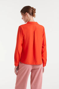 CAMISA BOTONES NARANJA
