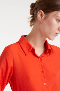 CAMISA BOTONES NARANJA