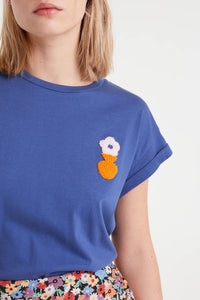 CAMISETA JARRÓN BORDADO