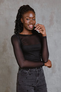 TOP GIACINTA NEGRO