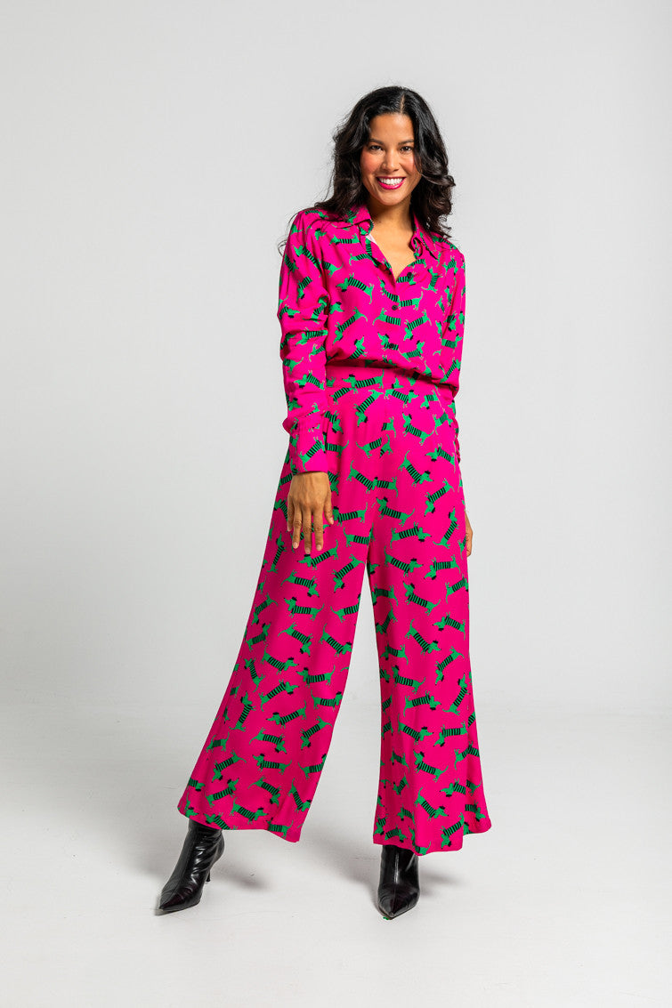 PANTALÓN FLUIDO PERRITO SALCHICHA