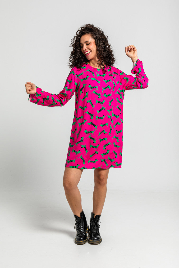 VESTIDO EVASÉ PERRITO SALCHICHA