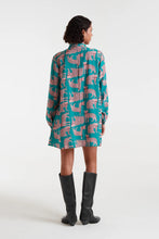 Cargar imagen en la galeria VESTIDO LAZO LEOPARDO VERDE
