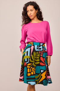 FALDA vuelo Multicolor