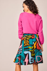 FALDA vuelo Multicolor
