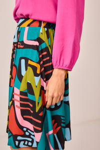 FALDA vuelo Multicolor