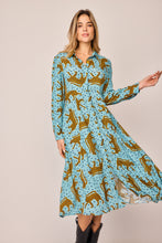 Cargar imagen en la galeria VESTIDO camisero guepardos
