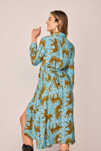 Cargar imagen en la galeria VESTIDO camisero guepardos
