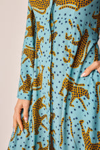 Cargar imagen en la galeria VESTIDO camisero guepardos
