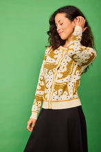 Cargar imagen en la galeria TRICOT rebeca GUEPARDOS beige
