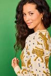 TRICOT rebeca GUEPARDOS beige