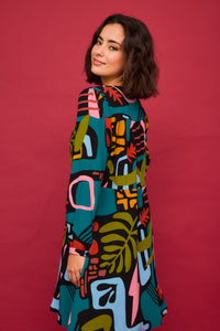 VESTIDO MULTICOLOR
