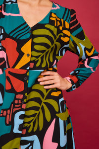 VESTIDO MULTICOLOR