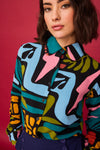 BLUSA CAMISERA MULTICOLOR