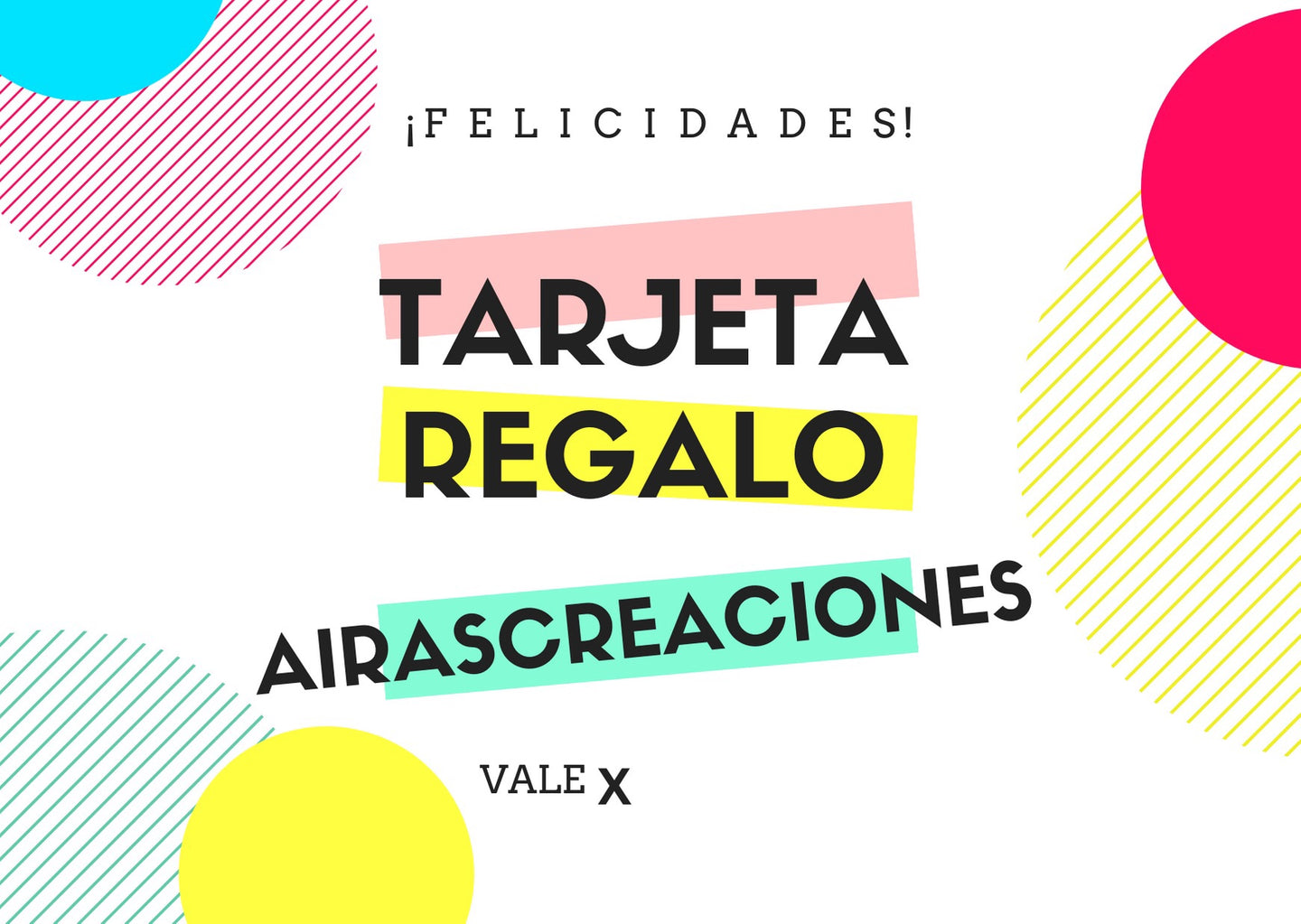 TARJETA REGALO